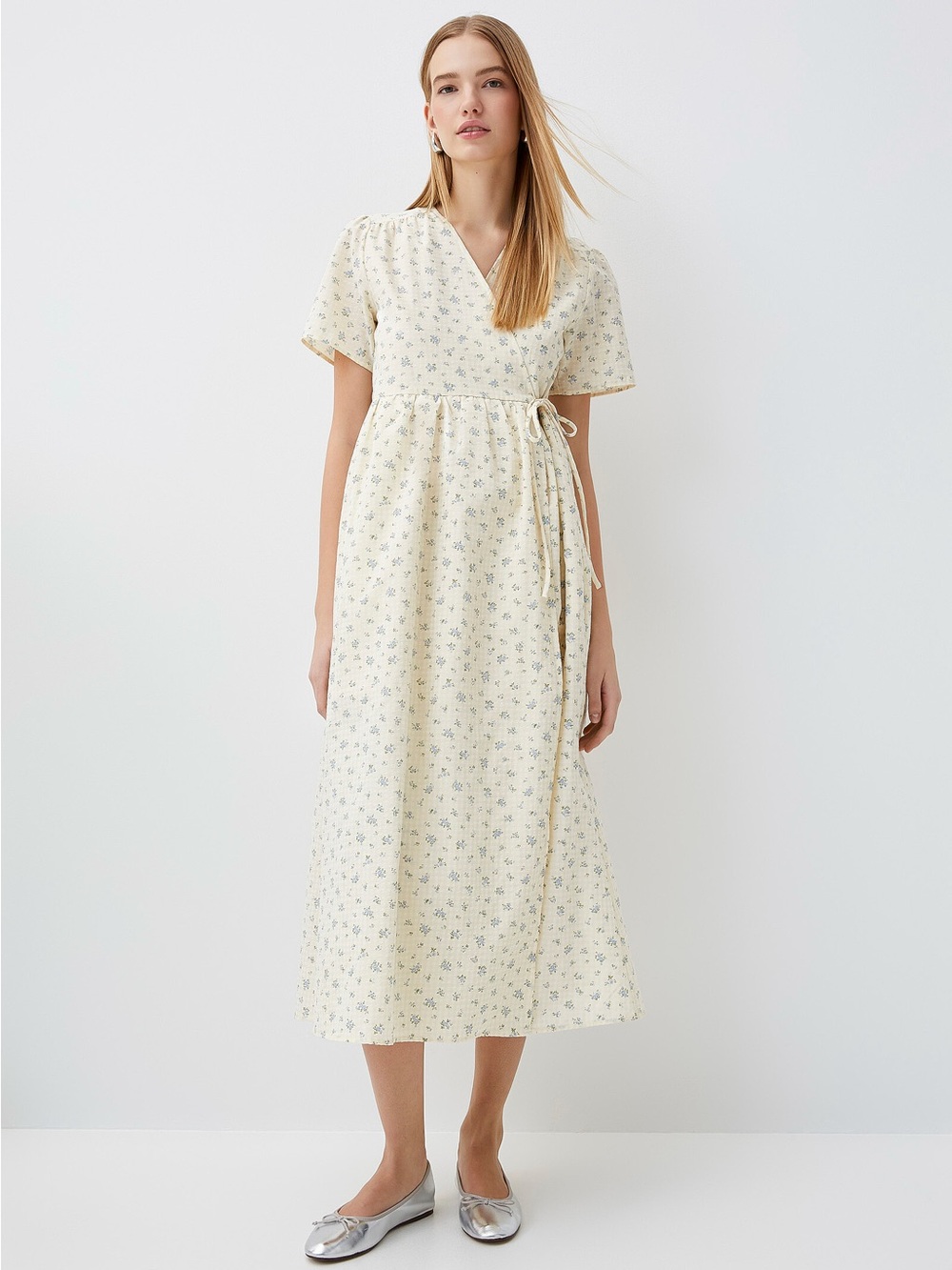 Things Between Wrap Maxi Emma Dress Size Medium